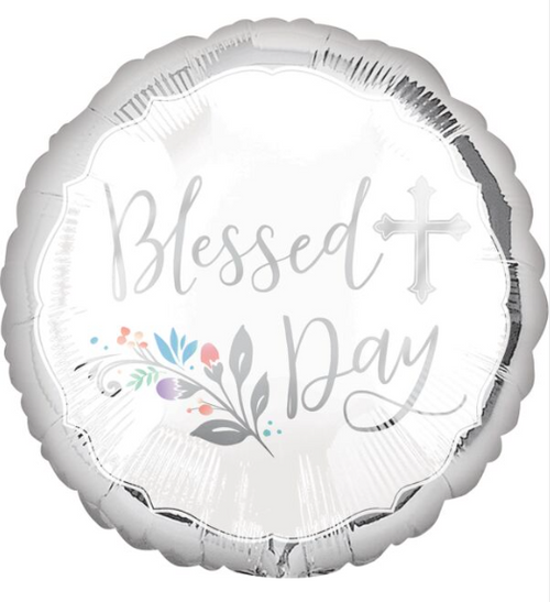 HOLY DAY " BLESSED" 18" FOIL HOLY DAY " BLESSED" 18" FOIL