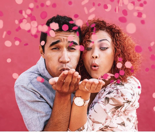 Vibrant Pink Surprise Gender Reveal Tissue Confetti - 0.8 oz. (1 Set) - Perfect for Memorable Baby Announcements, Showers & Parties