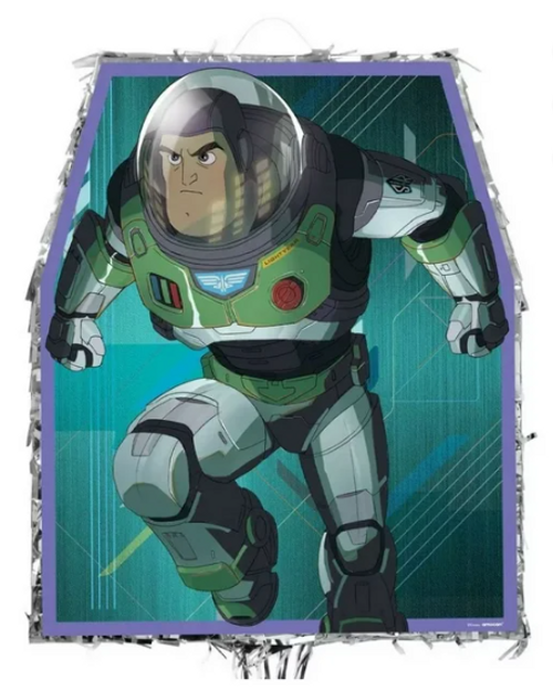 Pull String Lightyear Pinata, 18in x 21.5in, 2lb - (Pick up only)