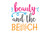 BEAUTY AND THE BEACH DECAL