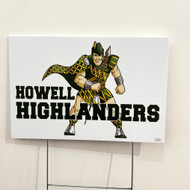 Howell Highlanders Yard Sign- White 17 3/4"x 11 3/4  (Store  Pick Up Only)