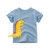 Dinosaur Graphic Print with Dinosaur Tail Kids T-shirt