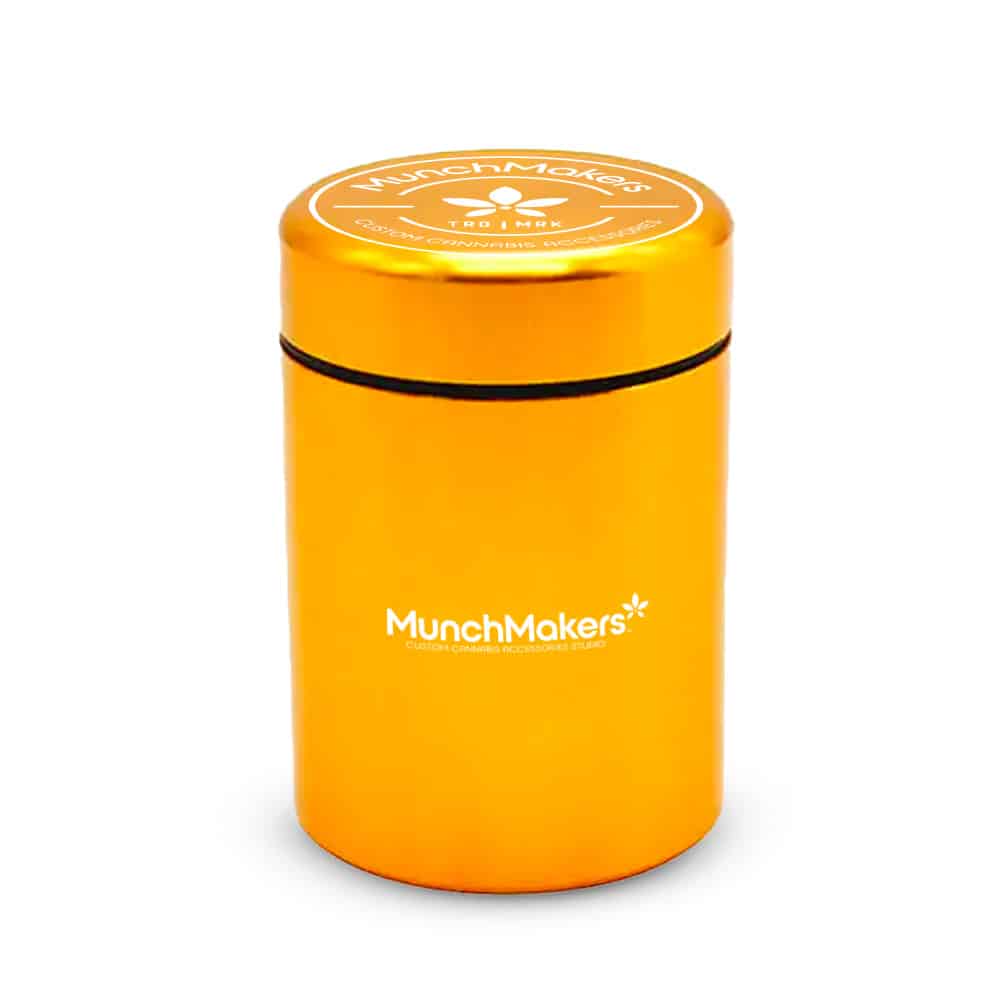 Custom Metal Herb Stash Jar