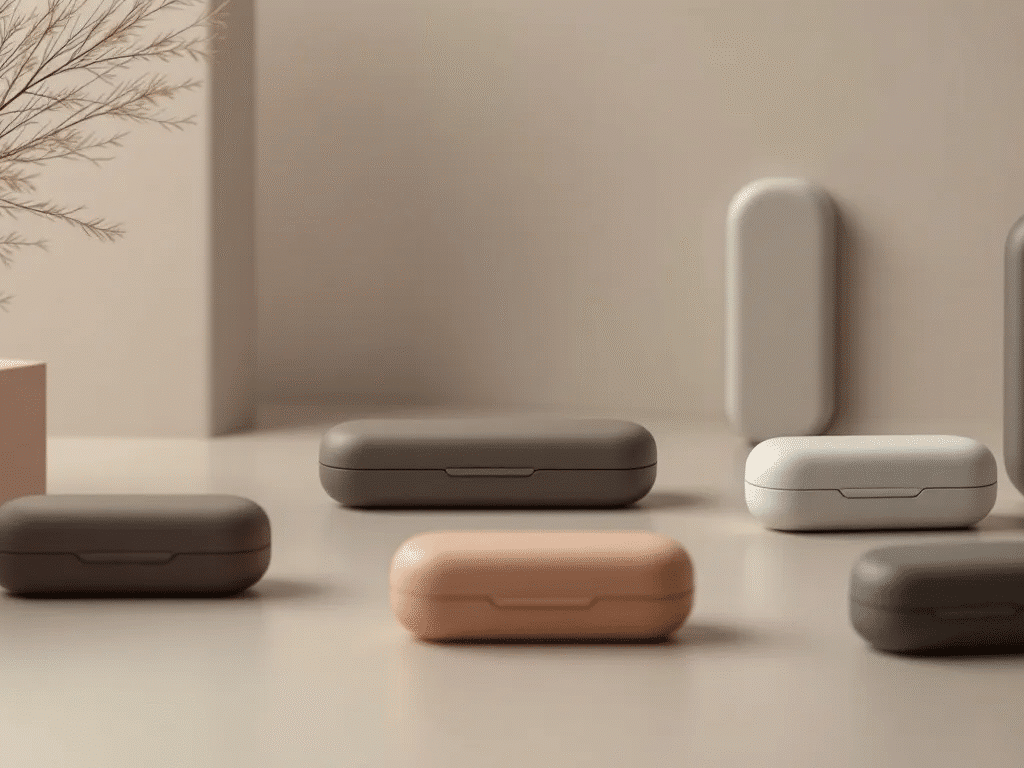 A collection of discreet joint holder cases, highlighting their stylish designs.