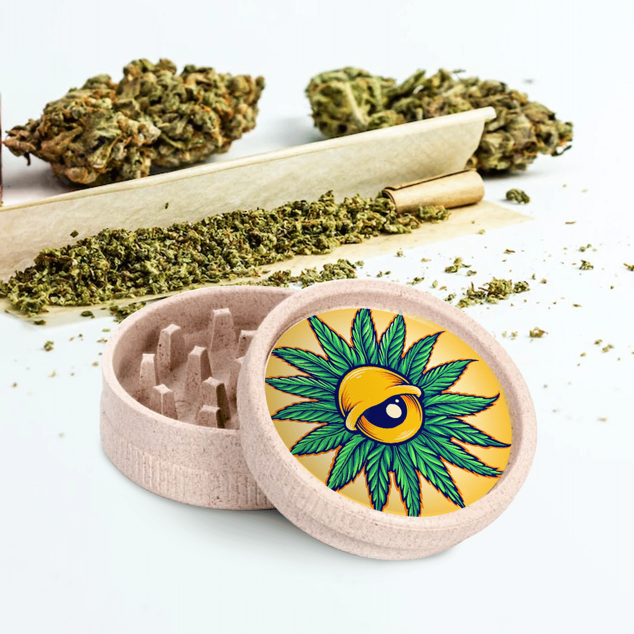 Custom Hemp Biodegradable Grinder