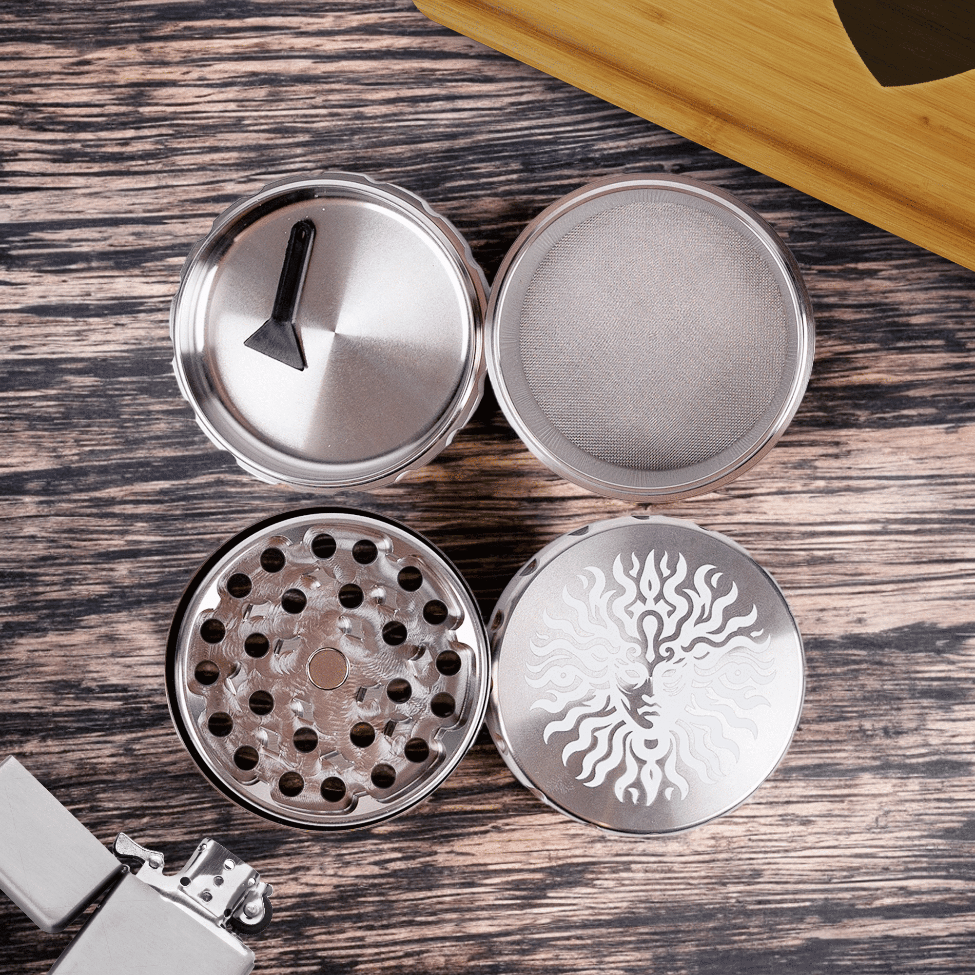 Titan Custom Stainless Steel Grinder
