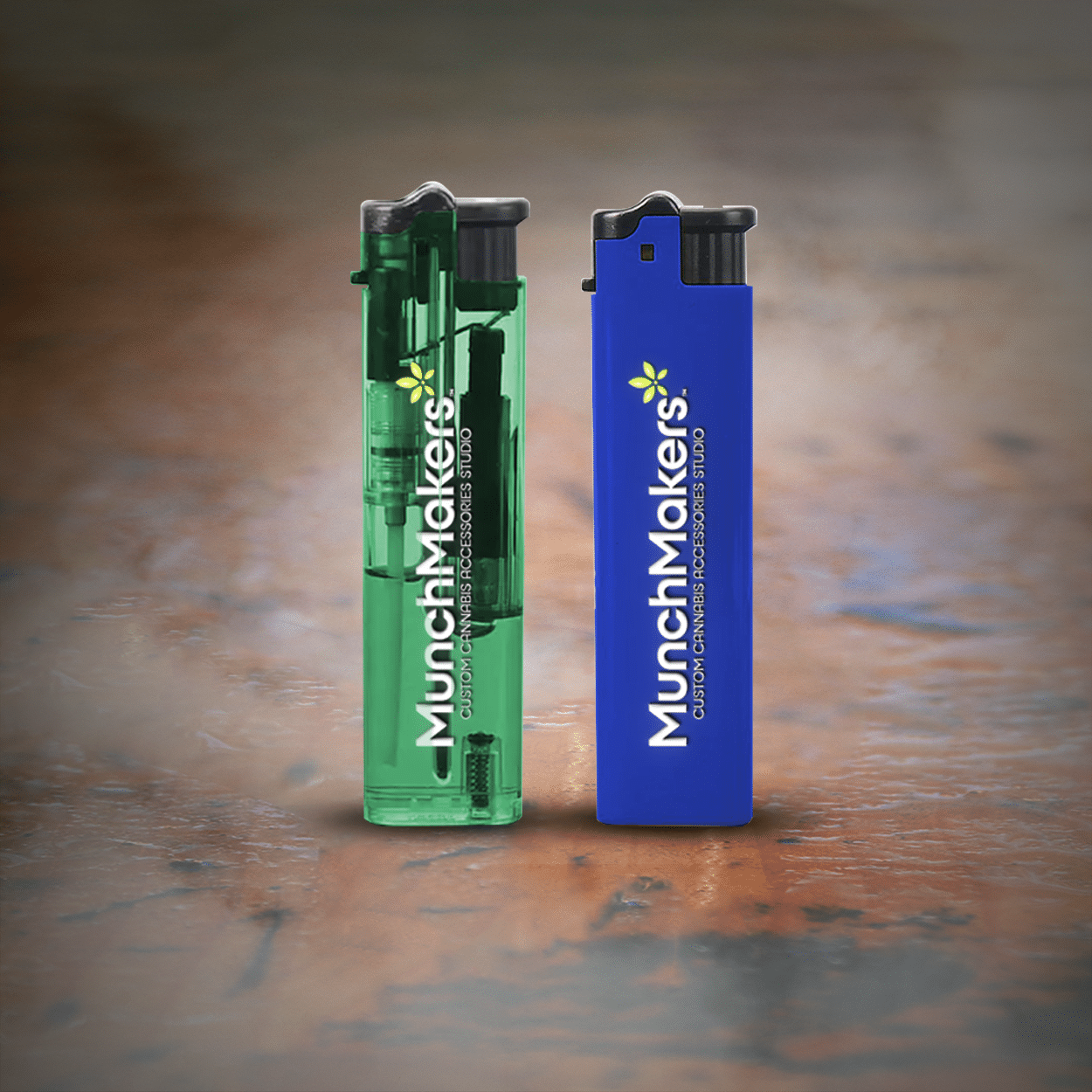 Custom Plastic Lighters (Transparent or Solid Color)
