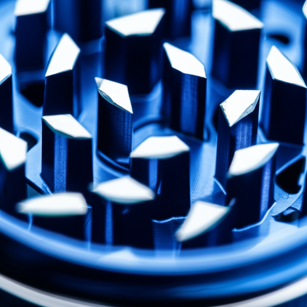 Precision CNC Machined Aluminum Grinder Teeth