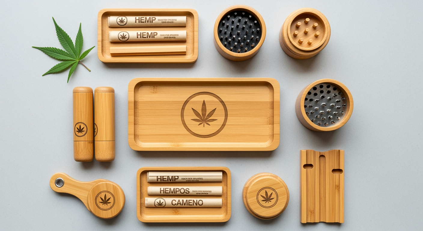 Custom branded cannabis accessories