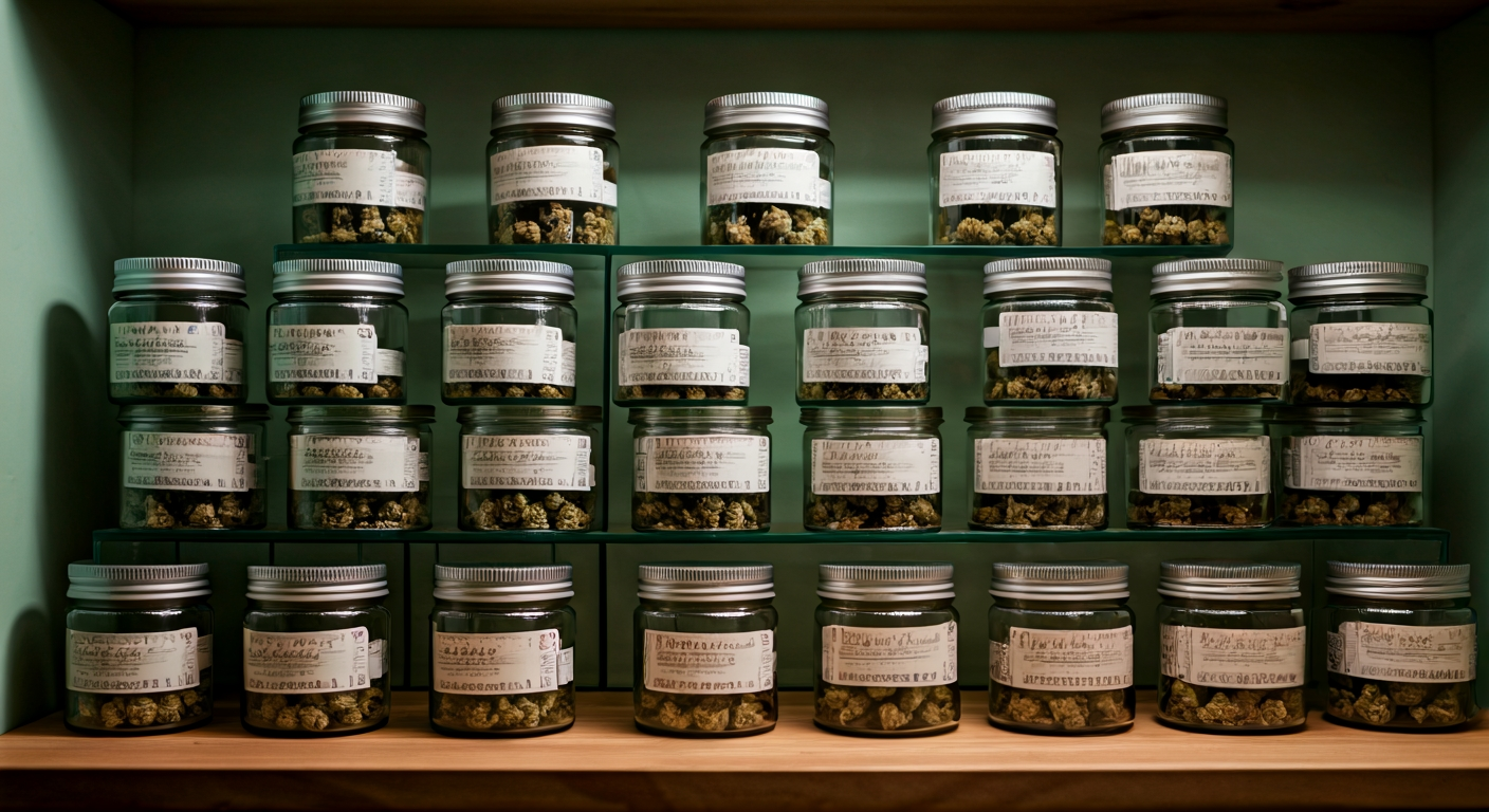 Dispensary cannabis storage solutions