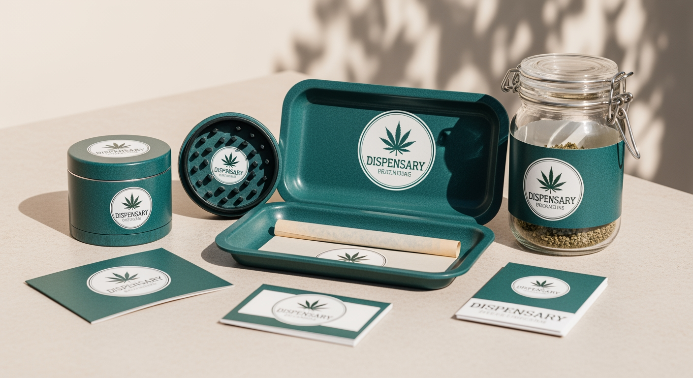 Custom branded cannabis accessories
