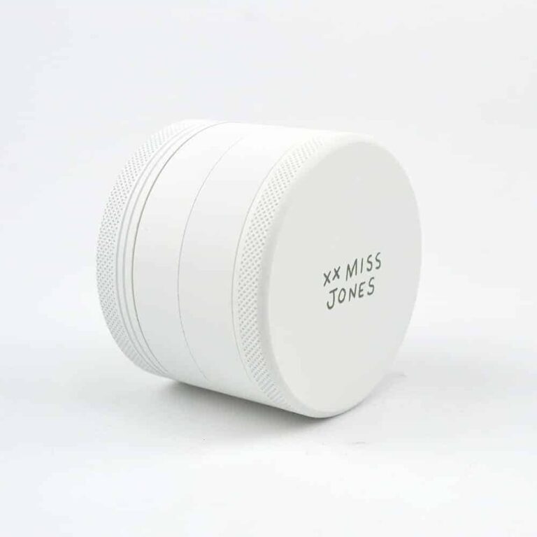 Matte coated grinder bottom print