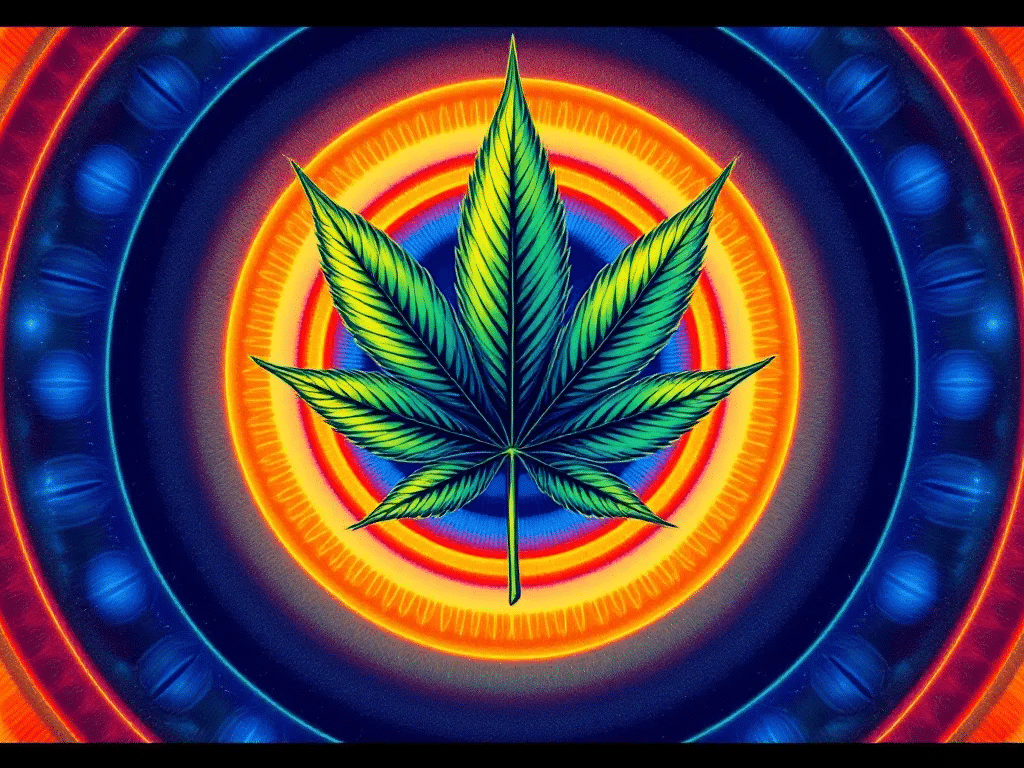 A display of popular themes in weed logo designs.