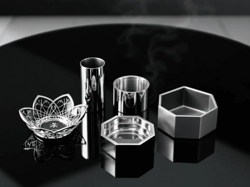 An assortment of top-rated ashtrays displayed together.