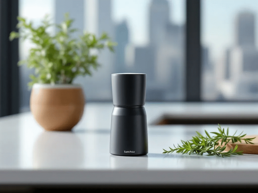 Eco-friendly herb grinders made from sustainable materials.