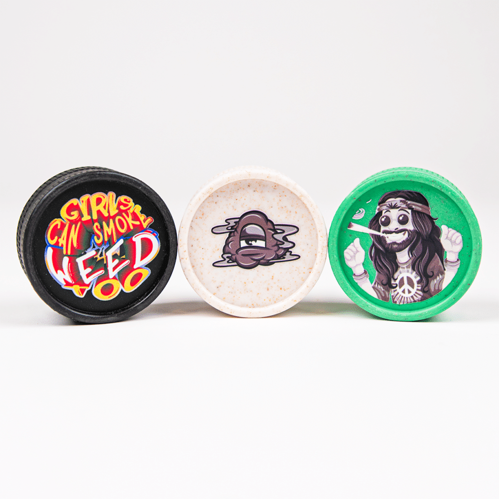 An eco-friendly hemp grinder, approved by Planet Earth.
