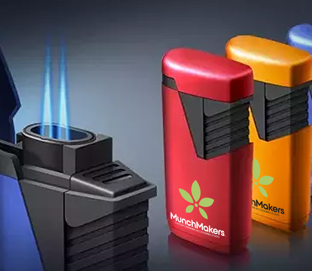 The DuoNova custom dual flame lighter.