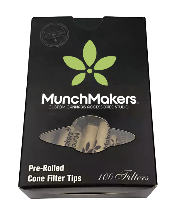 A fully customizable pre-rolled filter tip box.