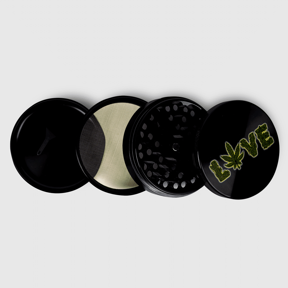 A custom-designed large herb grinder.