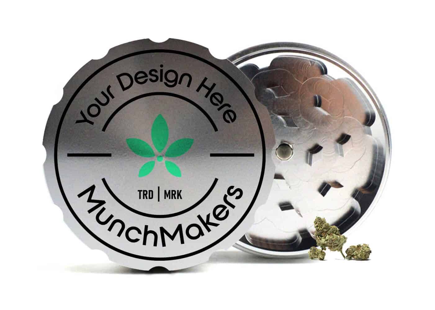 A large 4-inch PhatBoy Lite 2-piece grinder.