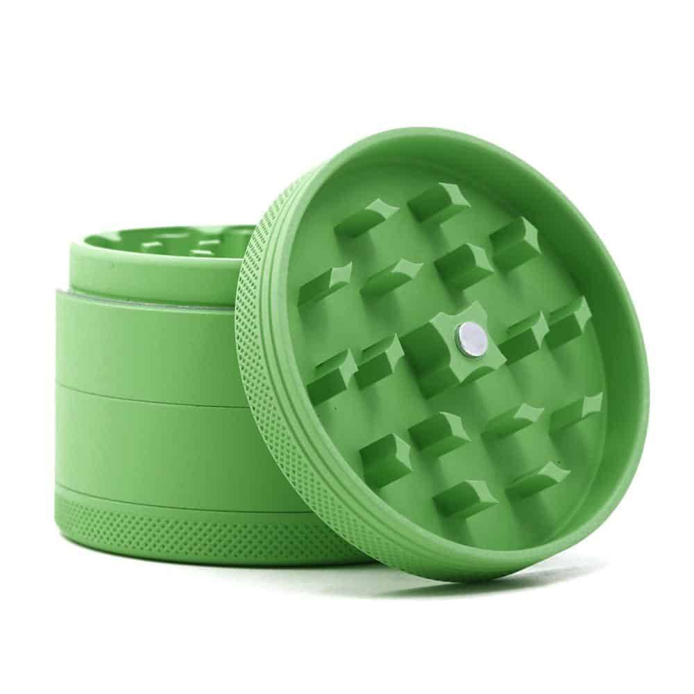 A custom matte grinder with a smooth, gentle feel.