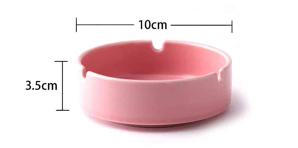 Multiple custom ceramic ashtrays, showing they are perfect for sharing.