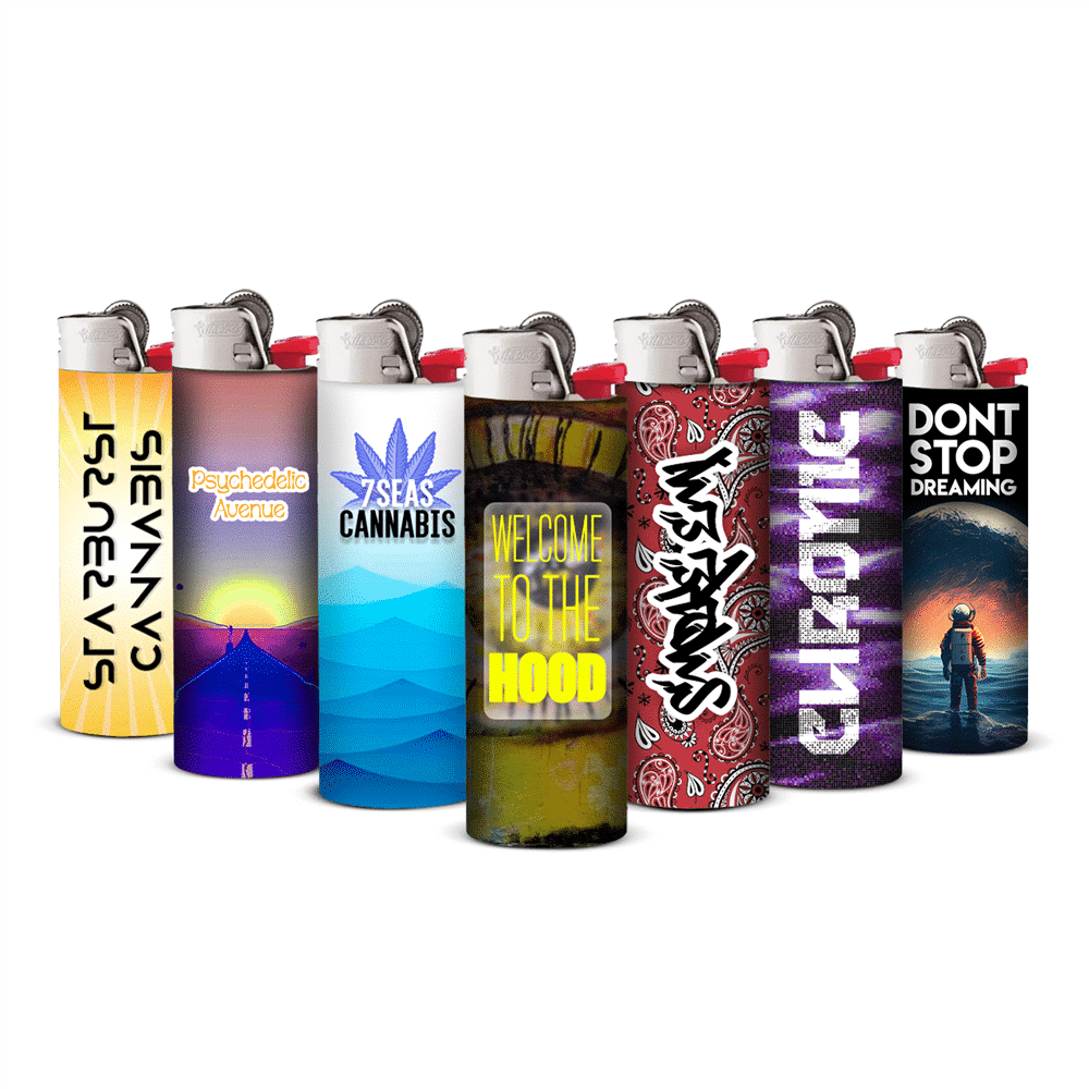 Official BIC lighters customized for marketing and giveaways.