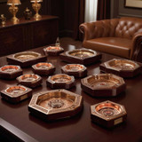 Elevate Your Smoking Experience: The Allure of Luxury Brilliant Cut Cigar Ashtrays