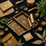 Roll in Luxury: Unveiling the Allure of 24K Gold Rolling Papers