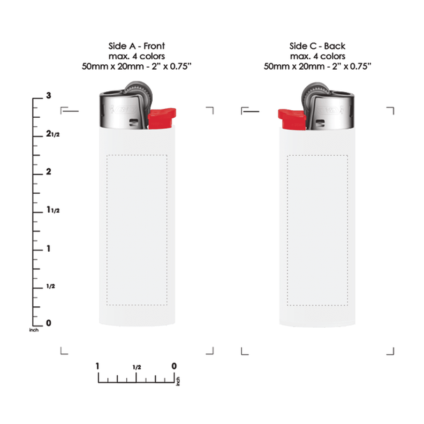 Official BIC© Lighter - Assorted Dark Colors