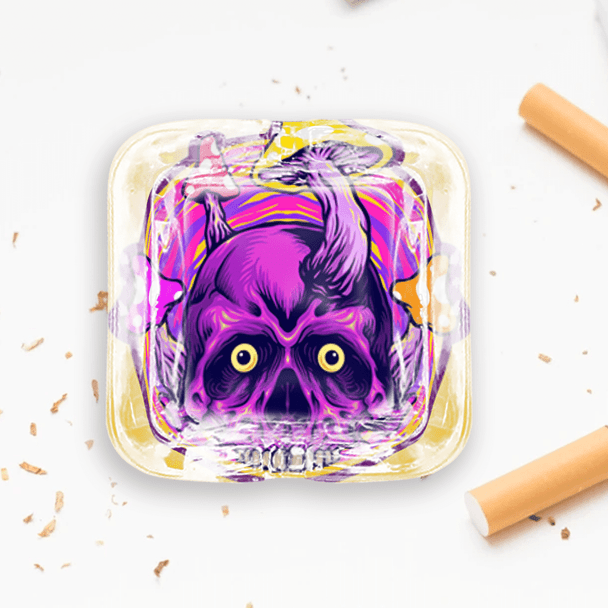 Square Glass Ashtray