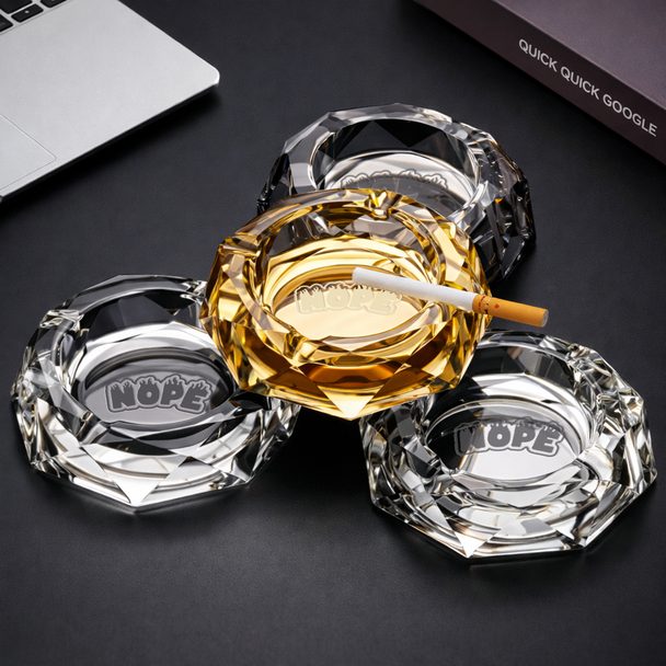 Crystal Ashtray - 15cm