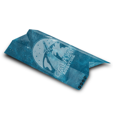 Custom paper rolling tray with full-color branded design