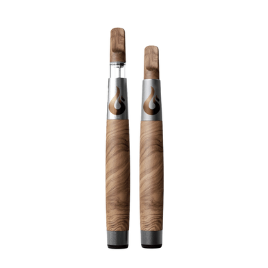 Custom Timberflow wood vape pen with natural wood finish