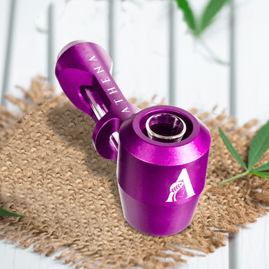 Custom aluminum smoking pipe with durable modern design