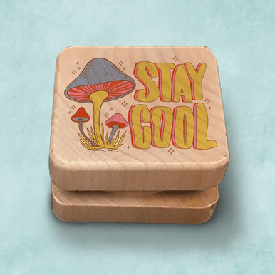 Custom square shaped wood grinder combining elegance and functionality