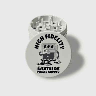 Matte grinder showing smooth silicone coating and premium construction