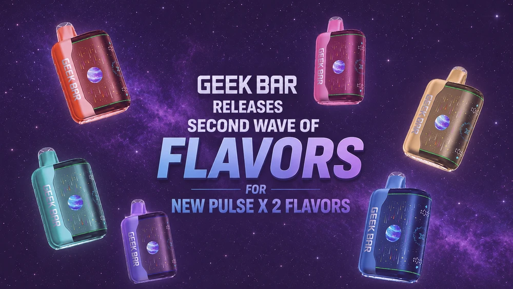 Geek Bar Releases Second Wave of Flavors for New Pulse X 2