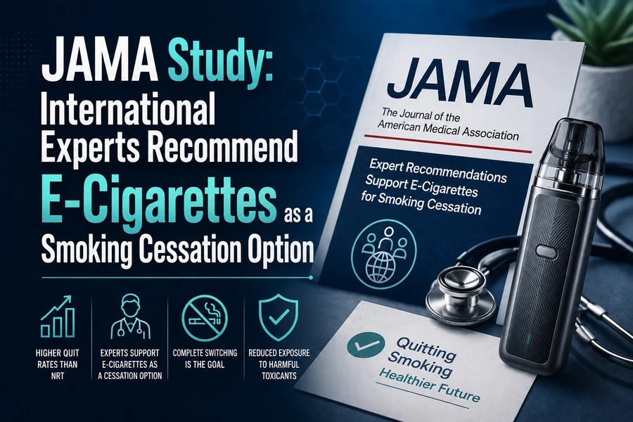 JAMA Study: International Experts Recommend E-Cigarettes as a Smoking Cessation Option 