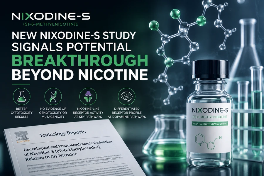 New Nixodine-S Study Signals Potential Breakthrough Beyond Nicotine 