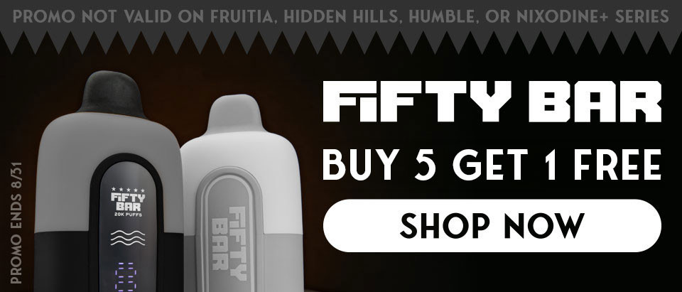 Fifty Bar Bogo promotion. Buy 5 Get 1 Free. Click here to shop now.