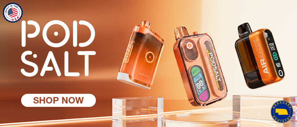 Shop Pod Salt disposable vapes, built in the USA
