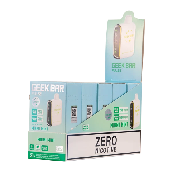 miami mint geek bar for sale Pulse Zero Nicotine Geek Bar Pulse X Geek bar pulse nicotine free vape Color:Camo