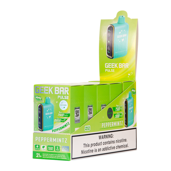 geek bar pulse x pepper mintz PepperMintz Choose Model:Black Disposable Geek Bar Pulse X