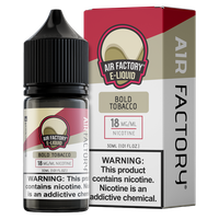 Bold Tobacco Air Factory E-Liquid 18mg for Wholesale