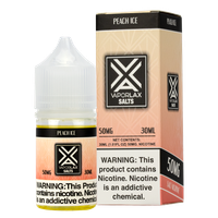 Available in packs of 10, shop Peach Ice flavored nicotine salts from VaporLax