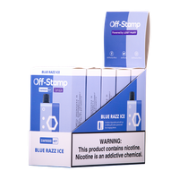 Blue Razz Ice OFF STAMP SW9000 Disposable Vape 5-Pack For Wholesale