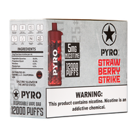 Strawberry Strike Pyro Vape 10-Pack for Wholesale