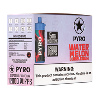 Watermelon Bubblegum  Pyro Disposable Vape 10-Pack for Wholesale