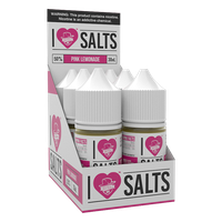 Pink Lemonade vape juice by I Love Salts, available for online ordering for your vape shop